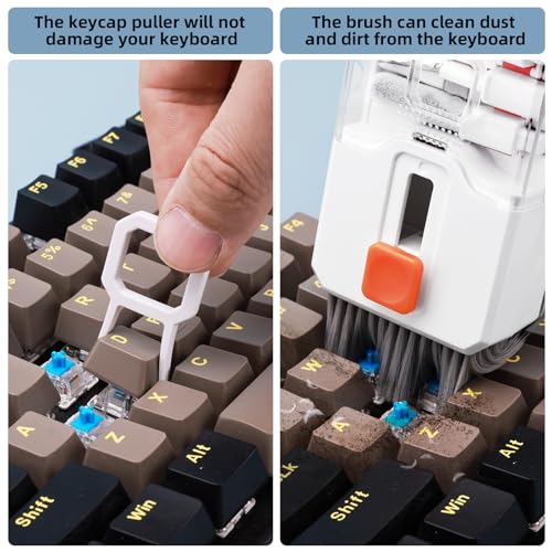 2 Pack Keyboard Cleaner & Laptop Cleaning Kit, All-in-1 for Computer PC - color: Multi