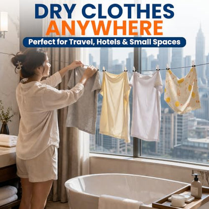Travel Laundry Detergent Sheets Kit – Laundry Detergent Sheets 50-Count + Lightweight Travel Clothesline & Universal Sink Stopper with Canvas Bag and Frosted Zip Pouch for Hotels, Cruises & Trips - style: Pocket Sheets+Lt Clothesline+Sink Stopper