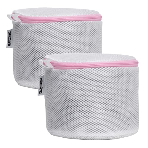 Mamlyn Mesh Bra Bags for Washing Machine, Lingerie wash Bags for Laundry - size: 2 Medium 6X7