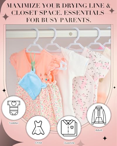 100 Pack Multi Purpose Laundry Hanging Clips with Rope, Strong Grip Hanging Clips for Baby Hangers, Pants, Socks, Towels & Closet Organization, Multi-Purpose Laundry Drying Hooks - color: Light Pink, Green, Light Yellow