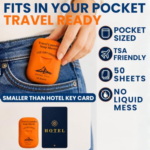 Travel Laundry Detergent Sheets with Laundry Bag and Strong Portable Clothesline – Laundry Detergent Sheets, Foldable Laundry Bag & Elastic Travel Clothesline for Hotels, Cruises & Trips - style: Pocket Sheets (50) + Laundry Bag + Light Clothesline