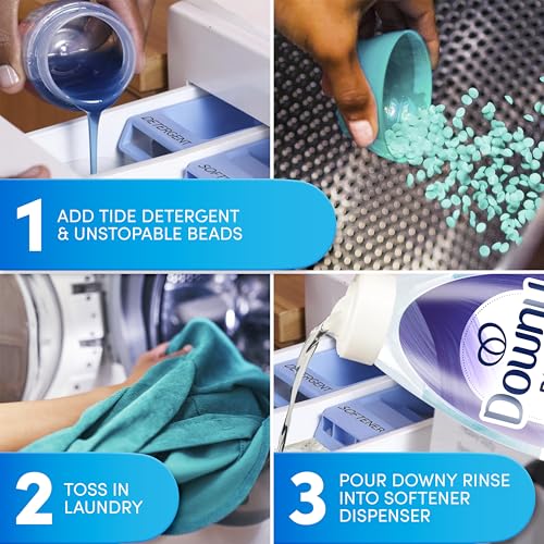 Downy RINSE & REFRESH Laundry Odor Remover and Fabric Softener, Fresh Lavender, 48 fl oz, Safe on ALL Fabrics, Gentle on Skin, HE Compatible - size: 48 Fl Oz (Pack of 1)