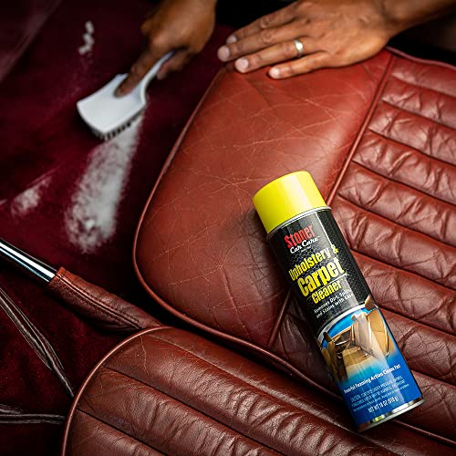 Stoner Car Care 91144 Upholstery and Carpet Cleaner Lifts Tough Stains with Powerful Foaming Action from Seats, Mats, Headliners, Door Panels, and More to Restore Automotive Interior, 18 Oz, Pack of 1 - size: 18 Ounce (Pack of 1)