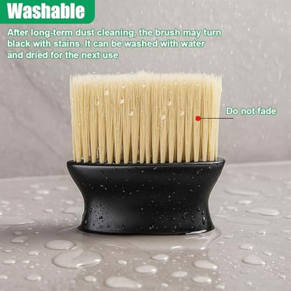 Car Interior Dust Brush, Soft Bristles Auto Exterior Cleaning Whisk Broom, No-Scratch Car Dashboard Detailing Brush, Vehicle Dusting Tool for Leather, Air Conditioner Vent (1PC) - size: 1PC