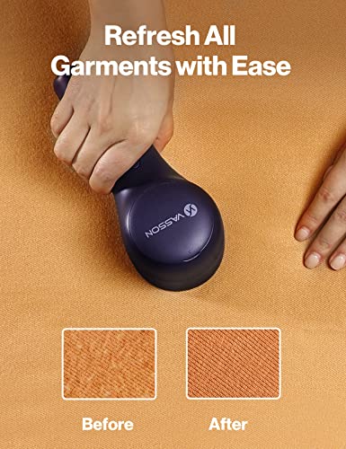 VASSON Fabric Shaver, Sweater Shavers to Remove Pilling, High-Perf Defuzzer, Rechargeable Electric Lint Shaver for Fuzz and Lint Balls from Clothing, Upholstery, Bedding (Blue) - color: Blue