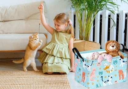 Foldable Nursery Hamper Storage Basket - color: CAT