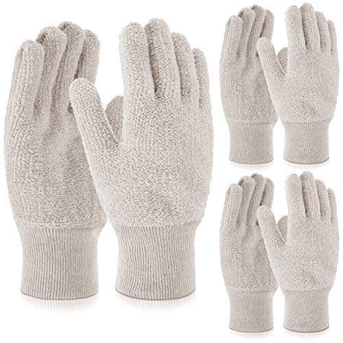 Syhood 3 Pairs Silver Jewelry Polishing Cleaning Gloves
