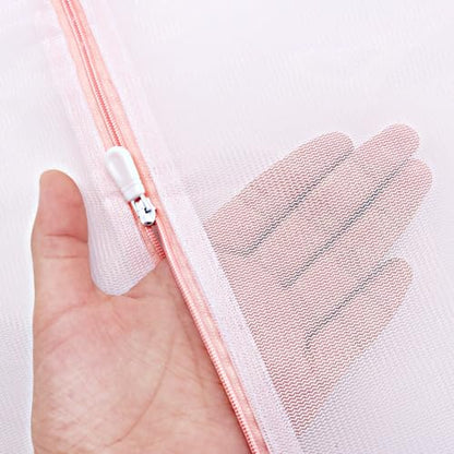 Tenn Well 3Pk 20x23" Mesh Laundry Bags Large Lingerie for Delicates - color: White, size: S (20"x23")