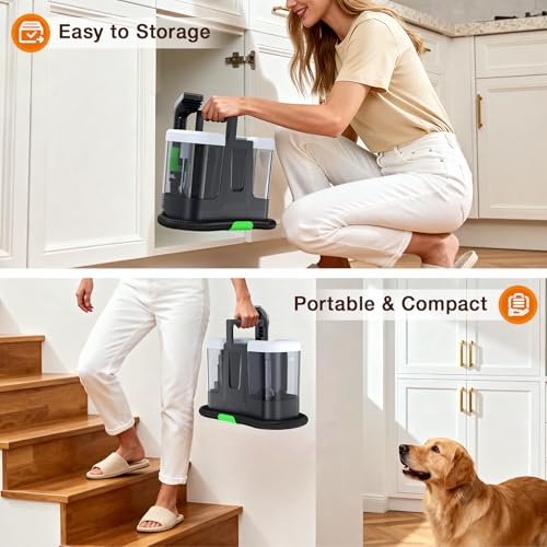 Carpet Cleaner Machine,Deep Cleaner Machine for Rug Cleaner & Couch Cleaner - color: Arctic White