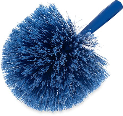 Sparta Round Duster Head, Soft Flagged Bristles, 9 Inch, Blue, 12-Pack