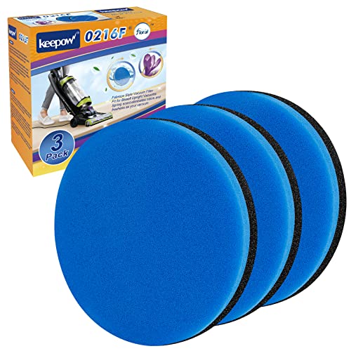 KEEPOW Vacuum Filters Compatible with Bissell Febreze Style 1214 - size: 3 Pack (Light Floral Fragrance)