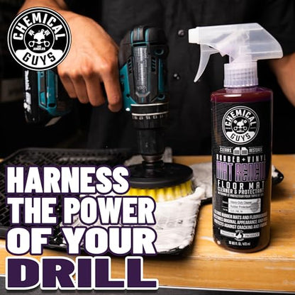 Chemical Guys, Heavy Duty Floor Mat Cleaning Kit, Mat Renew & Brush, 5 Pc - size: 3.2 Fl Oz (Pack of 5)