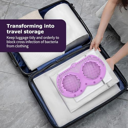 Silicone Bra Laundry Bag with Mesh Laundry Bag for 32A-36D
