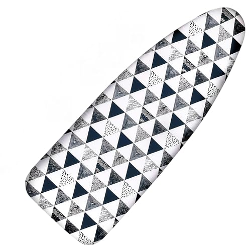 Ironing Board Cover and Pad, 18x49 Extra Wide, Scorch Resistant - color: Geometric, size: 18" x 49"