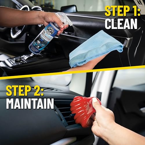 Chemical Guys, 10-Piece Interior Cleaning Kit, Cleaner, Brushes, Gel & Bag - style: KIT + BAG