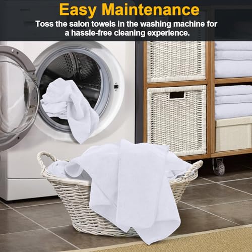 UNIMADE Salon Towels 2 Pack, Super Soft Microfiber Hand Towel - color: White, size: 2PK