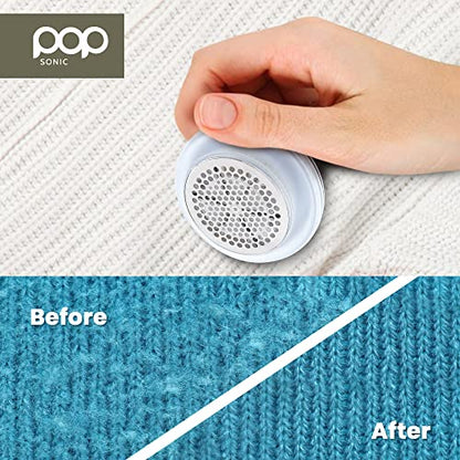 Fabric Shaver, Lint Remover Electric (Marble) – Rechargeable, 6 Blade System, Fabric Lint Shaver w/LED Light | One-Touch Activation Pill Shaver for Clothes - Electric Lint Remover Fabric Shaver - color: Marble