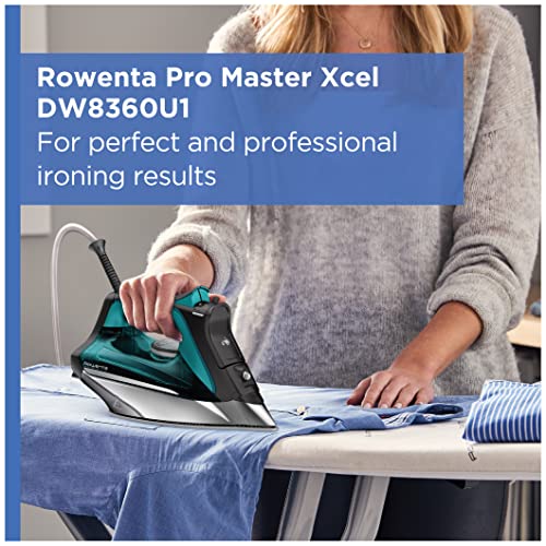 Rowenta Pro Master Stainless Steel Soleplate Steam Iron for Clothes, Anti-Drip Protection, 210 g/min, 400 Microsteam Holes, 1775 Watts Iron Steamer for Clothes, Powerful Steam DW8360 - style: Classic Professional Iron