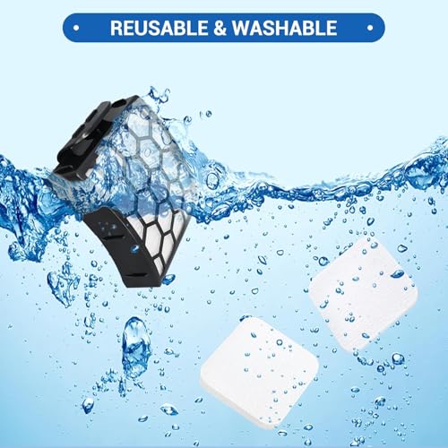 LA502 Filter Replacement for Shark LA502 LA300 LA301 LA322 LA500 LA500WM LA455 LA702 LA360 LA362 LA351 Rotator Lift-Away ADV DuoClean PowerFins Upright Vacuum (2 Foam+1Hepa) - style: 2 Foam+1Hepa