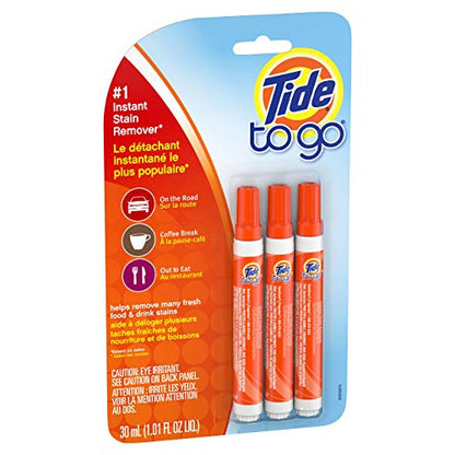 Tide to Go Instant Stain Remover Liquid Pen,Pack of 9
