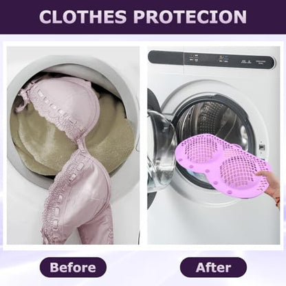 Silicone Bra Laundry Bag with Mesh Laundry Bag for 32A-36D