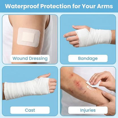 RAINFLOW Waterproof Arm Cast Cover for Shower - Adult Arm Sleeve Protector - size: Arm Cover