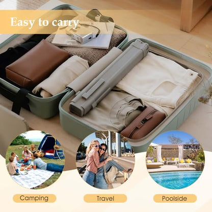 cjc Foldable Clothes Drying Rack, Extra Stable Heavy Duty Laundry Standing Dry Racks with 4 Retractable Drying Rods & 4 Shoe Racks, Space-Saving Collapsible for Indoor Outdoor Grey - color: Grey-4 Rods