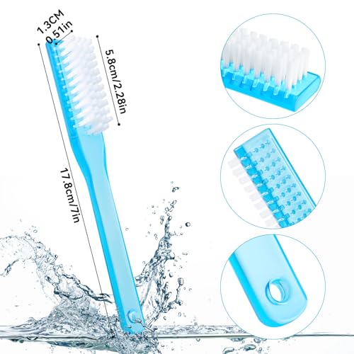 Nail Brush for Cleaning Fingernails Handle Grip Nail Scrubber Brush 4 Pack Kitchen Cleaning Brush Small Shoe Cleaner Brush Laundry Stain Brush for Household Cleaning