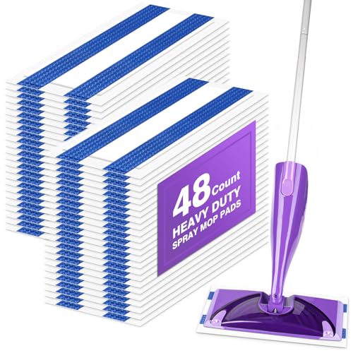 Orighty Mop Pads Refill Compatible with Swiffer Wet Jet Mop, 48 Count