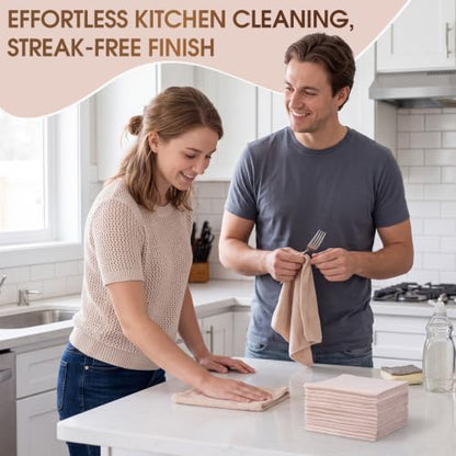 Nuenen Car Microfiber Clean Cloths, Khaki, 16 x 16 Inch, 60 Pcs - color: Khaki, size: 16 x 16 inches