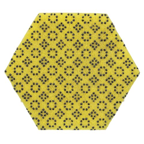 Scotch-Brite Low Scratch Scouring Pad 2000HEX, Yellow, 60 Each/case - color: Yellow, size: 60/Case