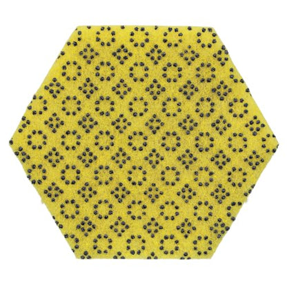 Scotch-Brite Low Scratch Scouring Pad 2000HEX, Yellow, 60 Each/case - color: Yellow, size: 60/Case