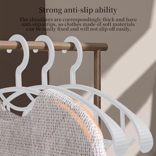 Plastic Clothes Hanger, Extra Thick Plastic Wide Shoulder Adult Slip Resistant Standard Clothing Hanger Ideal for Everyday Use Grey 10 Pack 1.1inch Width - color: Grey 1.1inch Width