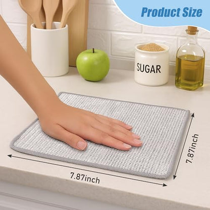 Aidoclip 30PCS Non Scratch Steel Wool Dishcloth Scrubber Pads Kitchen Set