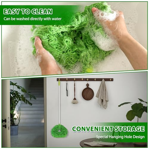 FONUNO Ceiling Fan Cleaner Duster High Ceiling Extended Fan Blade Cleaner - color: Green
