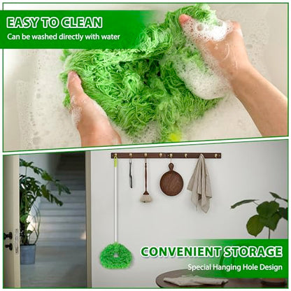FONUNO Ceiling Fan Cleaner Duster High Ceiling Extended Fan Blade Cleaner - color: Green