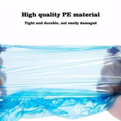 200PCS (100Pairs) Disposable Shoe Covers Waterproof, Non-Slip, Durable Boot Covers for Indoors Cleaning Real Estate Travel Construction Workplaces, Plastic Disposable Shoe Covers for Men and Women.