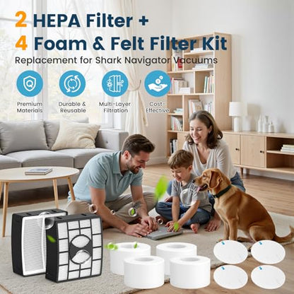 Vacuum Filter Replacement for Shark Rotator Duo Clean Powered Lift Away Vac