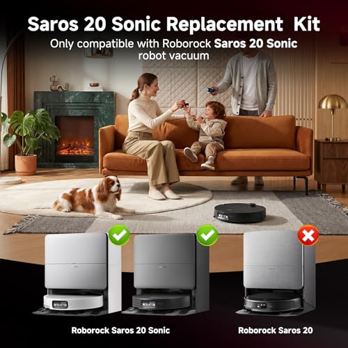 Saros 20 Sonic Replacement Parts for Roborock Saros 20 Sonic Robot Vacuum - size: Saros 20 Sonic