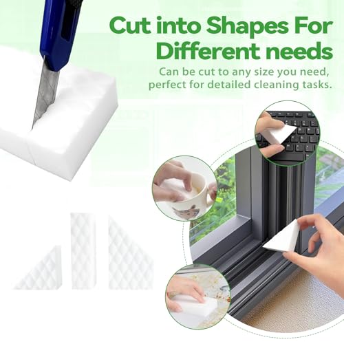 Magic Sponge Eraser 2X Density Melamine Foam Cleaning Water-Activated (10)