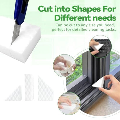 Magic Sponge Eraser 2X Density Melamine Foam Cleaning Water-Activated (10)