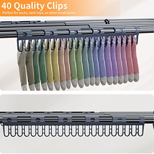 Clothes Drying Rack Foldable Drying Rack Clothing Black-1pack - color: Black