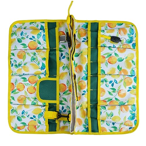 MELOTOUGH Bucket Caddy Organizer Bucket Tool Organizer for Garden Tools Fit 3.5 to 5 Gallon Bucket (Yellow Flower) - color: Yellow Flower