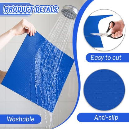 UNIFAMILY 2pack Heat Press Mat 15x15IN, Silicone Heat Press Pad, Blue Washable Double-Sided Heat Mat for Heating Press for Vinyl HTV Transfer, T-Shirt Iron, Heat Press Mats - color: Blue