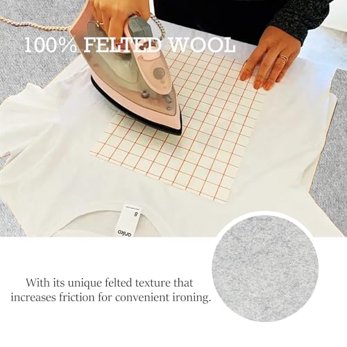 Wool Pressing Mat for Quilting, 24" X 60" Portable Wool Ironing Mat 100% Felted Wool Iron Board for Quilters, Great for Quilting & Sewing Projects - size: 24" x 60"