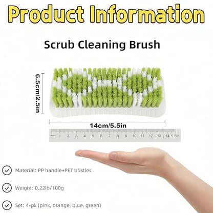 Scrub Brush Heavy Duty Scrub Brushes Scrubbing Cleaning Brush Set