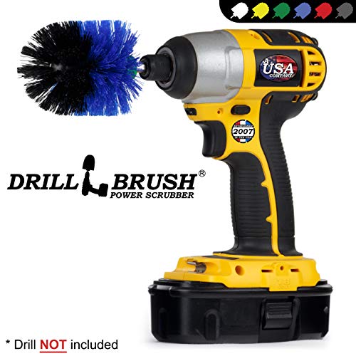 Barnacles - Boat Hulls- Canoe - Carpet Cleaner - Deck Brush - Fiberglass - color: Blue