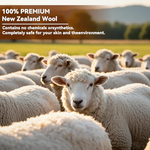 Wool Dryer Balls, New Zealand Dryer Balls Drying Balls Fabric Softener Ball for Laundry（Pack of 6) (Sheep) - color: Sheep