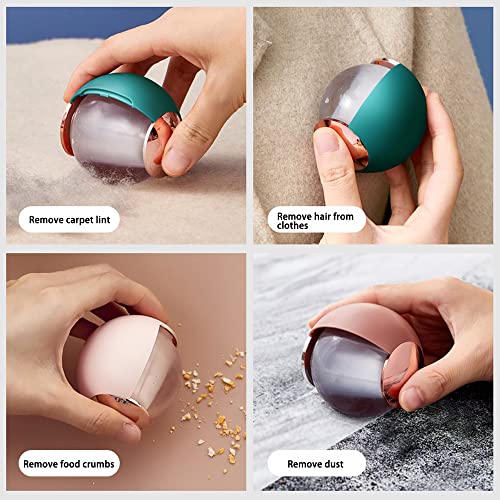 Washable Reusable Gel Lint Roller for Pet Hair, Green - color: Green-1pcs