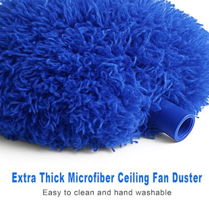 Ceiling Fan Cleaner Duster with Extension Pole, 15–88 Inch Long Duster